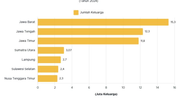 7 Provinsi Penerima Bansos Terbanyak 2024